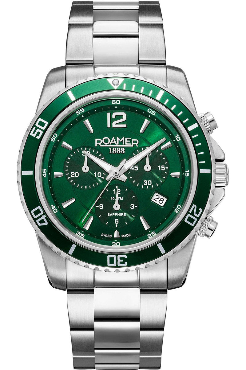Roamer Nautic Chrono 100 Men's 862837-41-75-20 43mm Quartz Watch