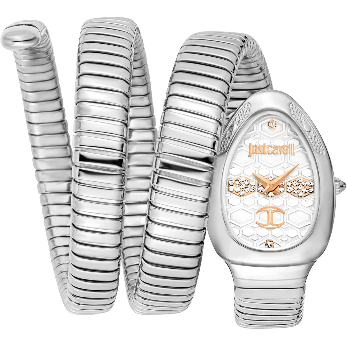 Just Cavalli Women's JC1L232M0015 Signature Snake 22mm Watch