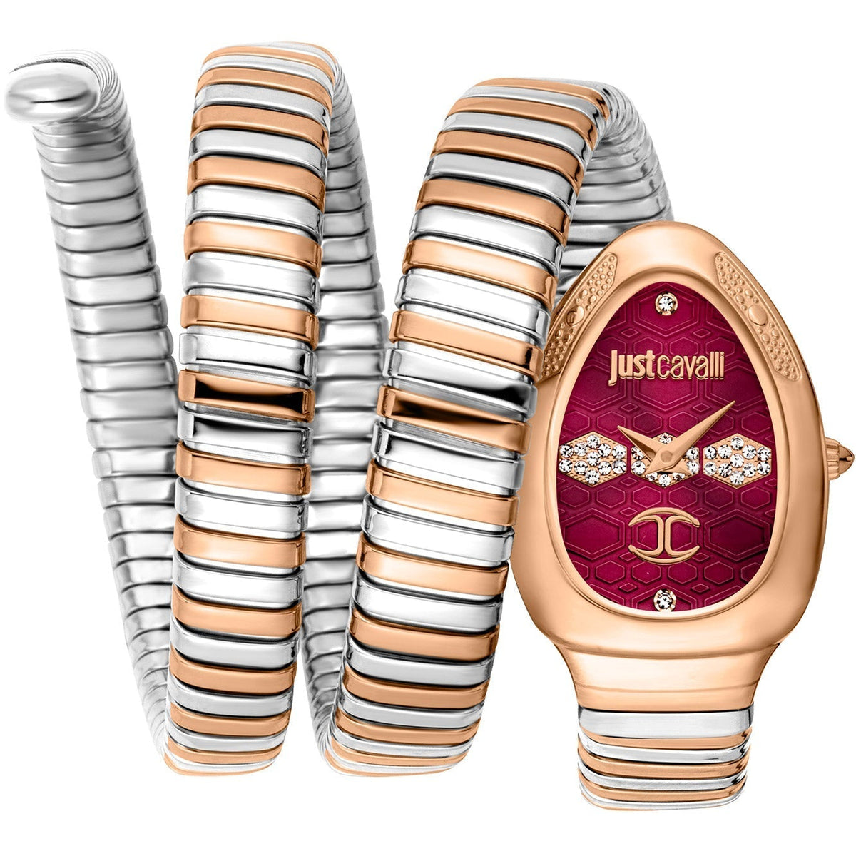 Just Cavalli Women's JC1L232M0065 Signature Snake 22mm Watch