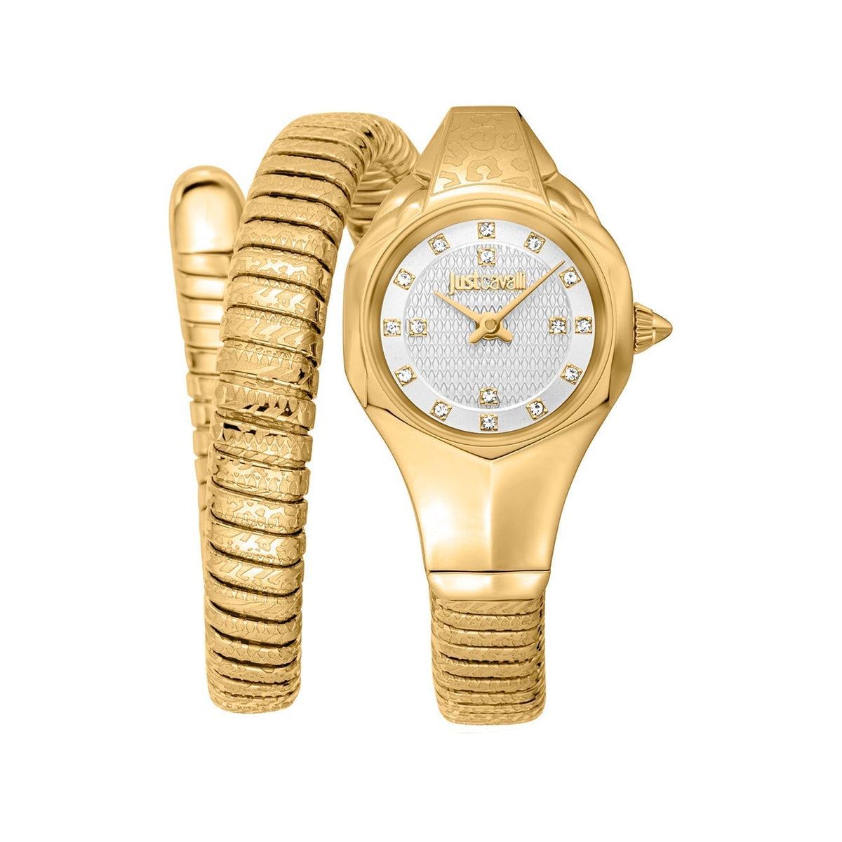 Just Cavalli Women's JC1L270M0025 Signature Snake Amalfi 22mm Quartz Watch