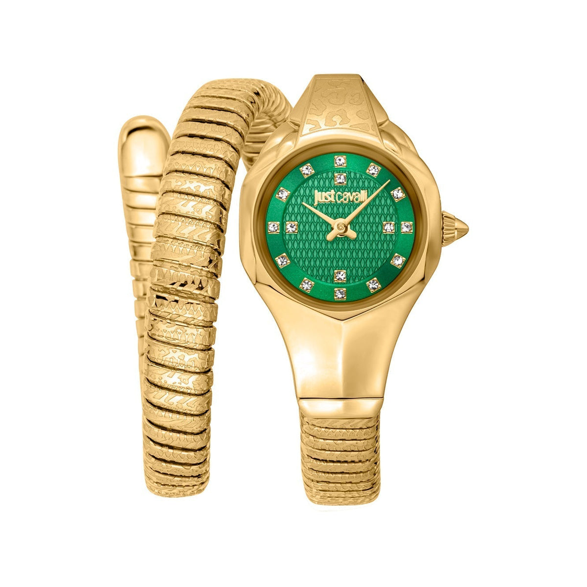 Just Cavalli Women's JC1L270M0035 Signature Snake Amalfi 22mm Quartz Watch