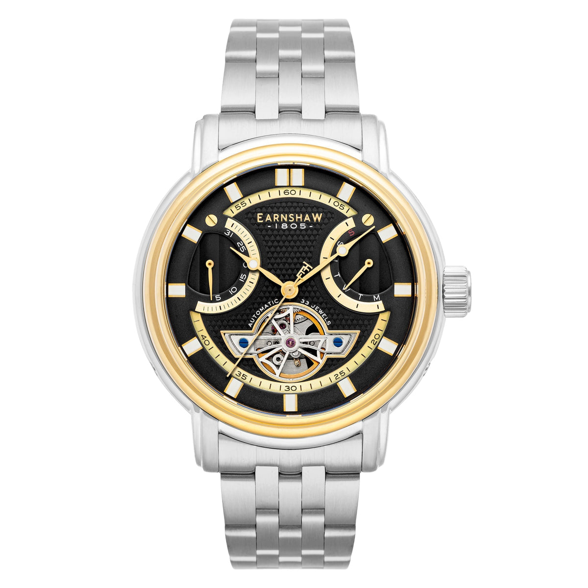 Thomas Earnshaw Men's ES-8184-66 Longcase 48mm Automatic Watch