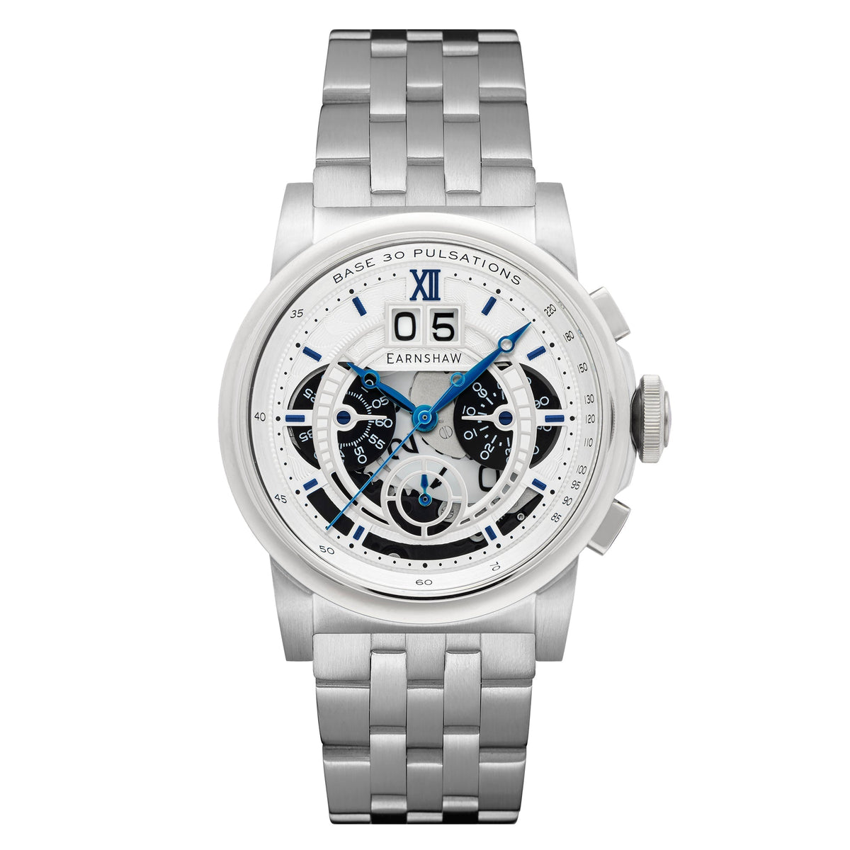 Thomas Earnshaw Men's ES-8267-11 Hansom 44mm Quartz Watch