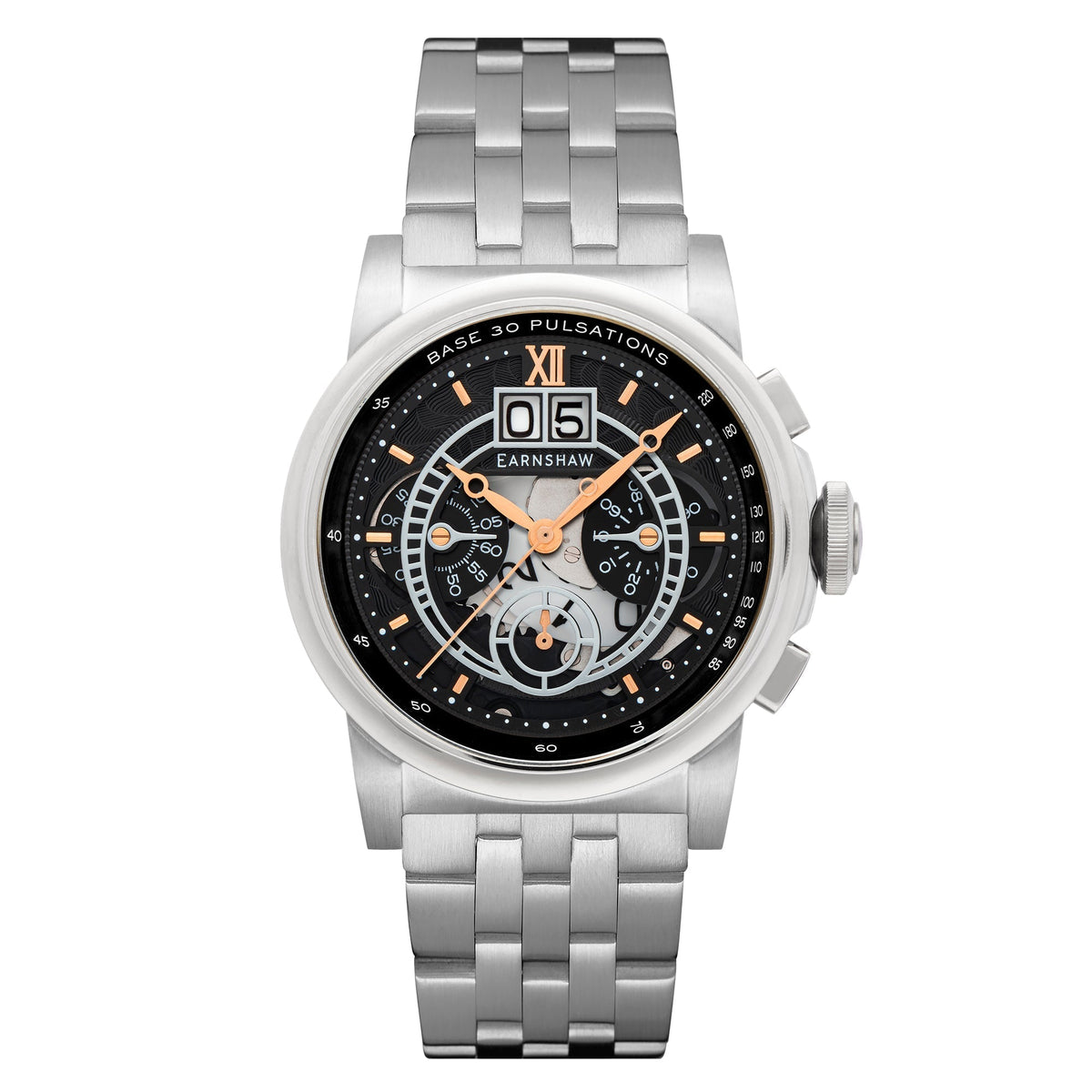 Thomas Earnshaw Men's ES-8267-33 Hansom 44mm Quartz Watch