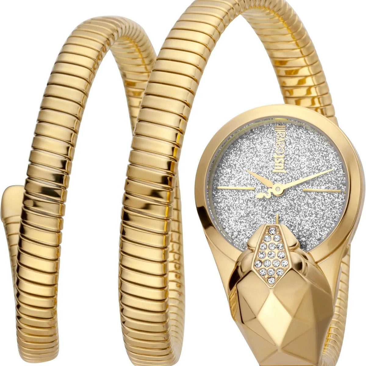 Just Cavalli Women's JC1L114M0035 Signature Snake Glam Time EVO 1 26mm Watch