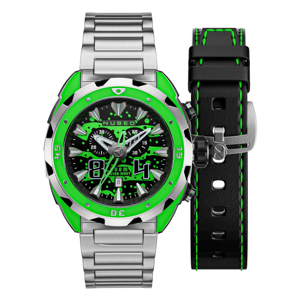Nubeo Men NB-6057-11 Swell 49mm Quartz Limited Edition Watch