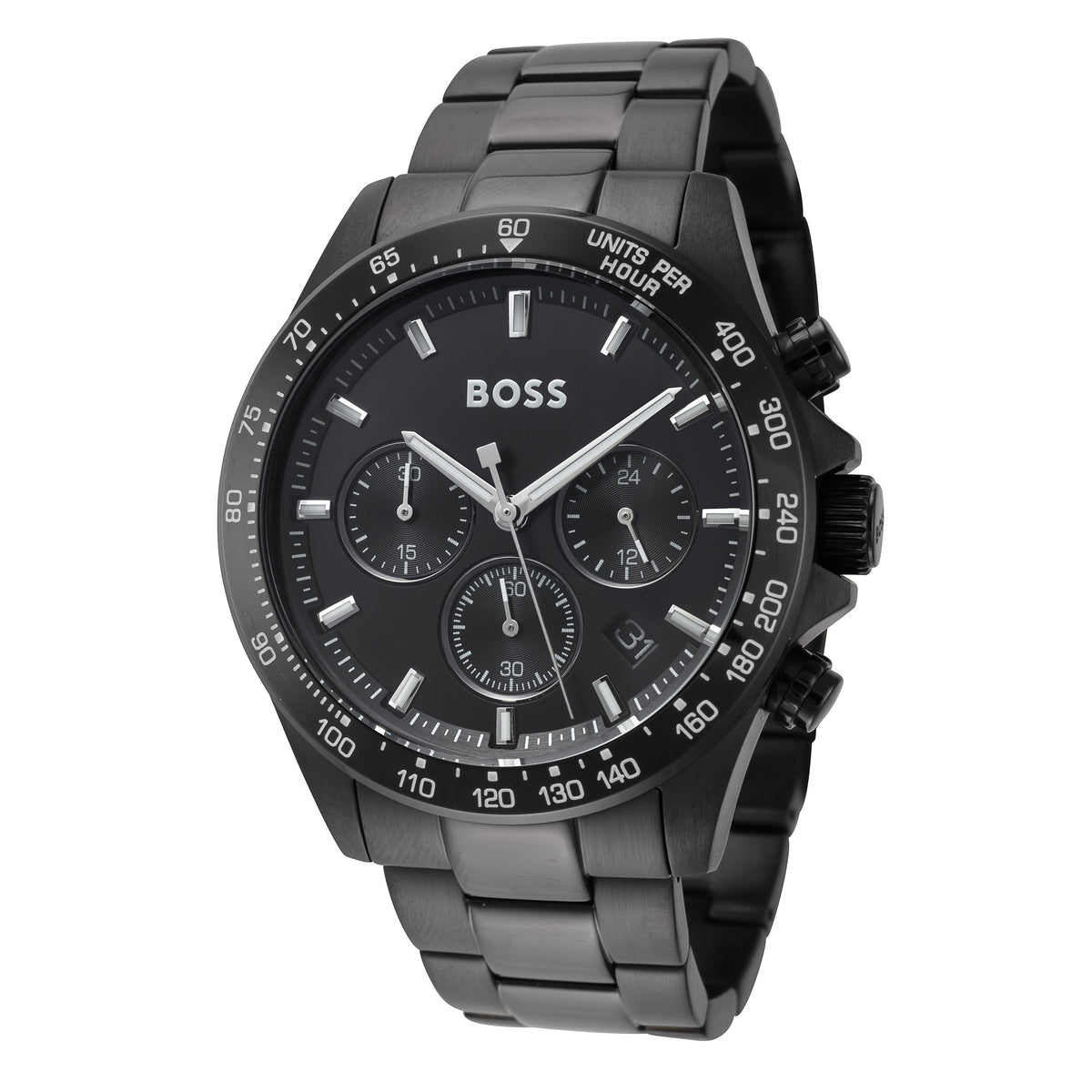 Hugo Boss Men's 1513754 Hero 45.07mm Quartz Watch