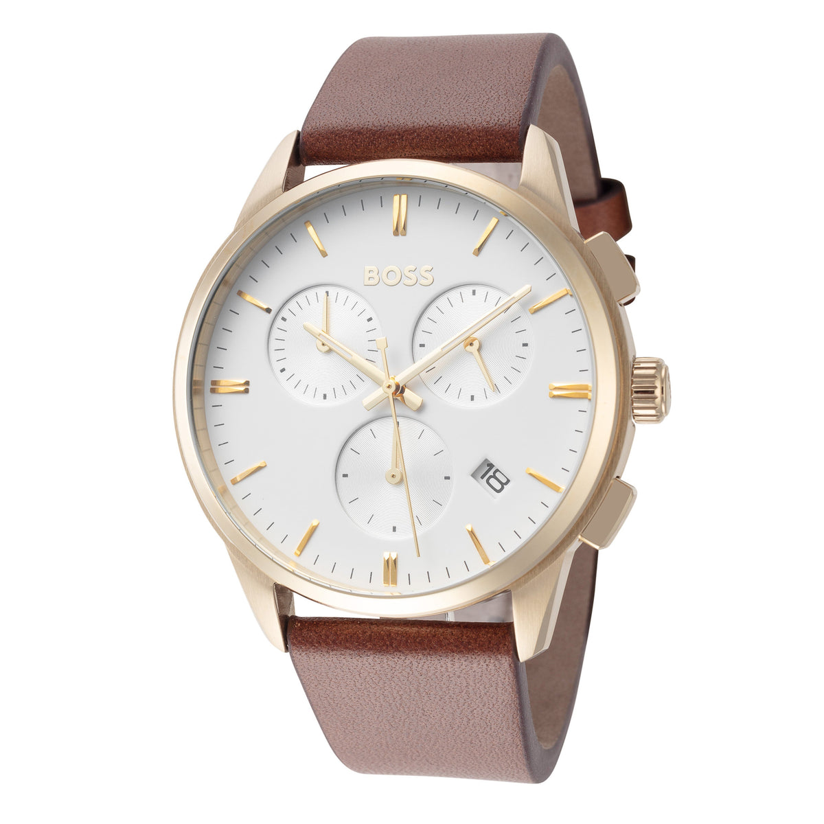 Hugo Boss Men's 1513926 Dapper 43mm Quartz Watch
