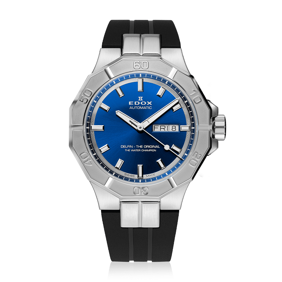 Edox Men 88008-3CA-BUIN Delfin The Original 43mm Automatic Watch