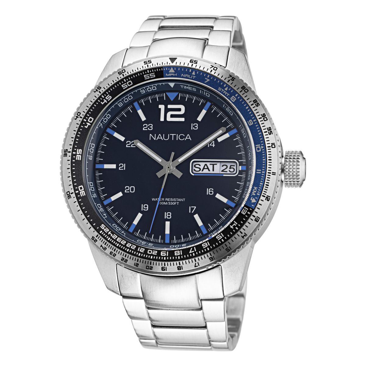 Nautica Pier 39 NAPP39F10 Men's 46 Quartz Watch