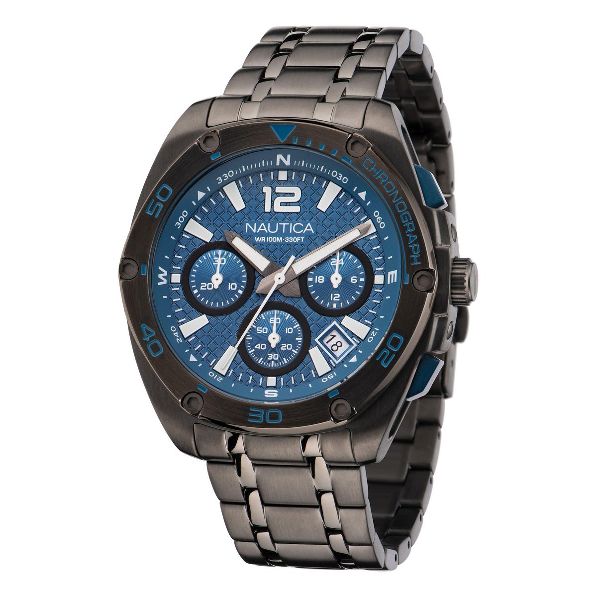 Nautica Tin Can Bay NAPTCF211 Men's 44 Quartz Watch