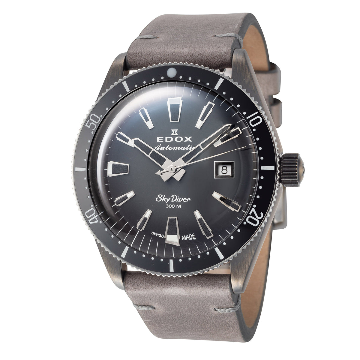 Edox Men 80126-3VIN-GDN SkyDiver 42mm Automatic Watch