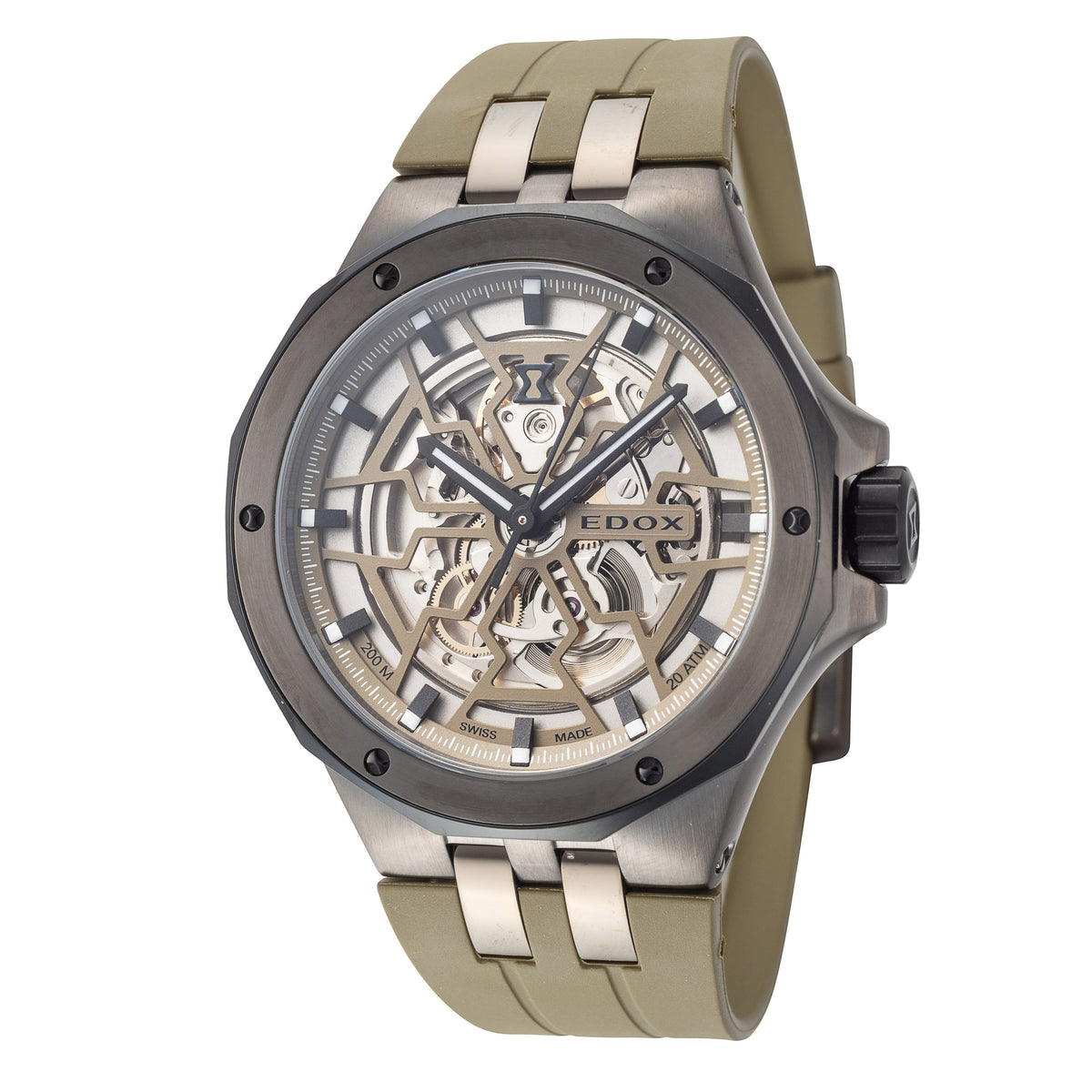 Edox Men 85303-357GNCAV-VONB Delfin The Original 43mm Automatic Watch