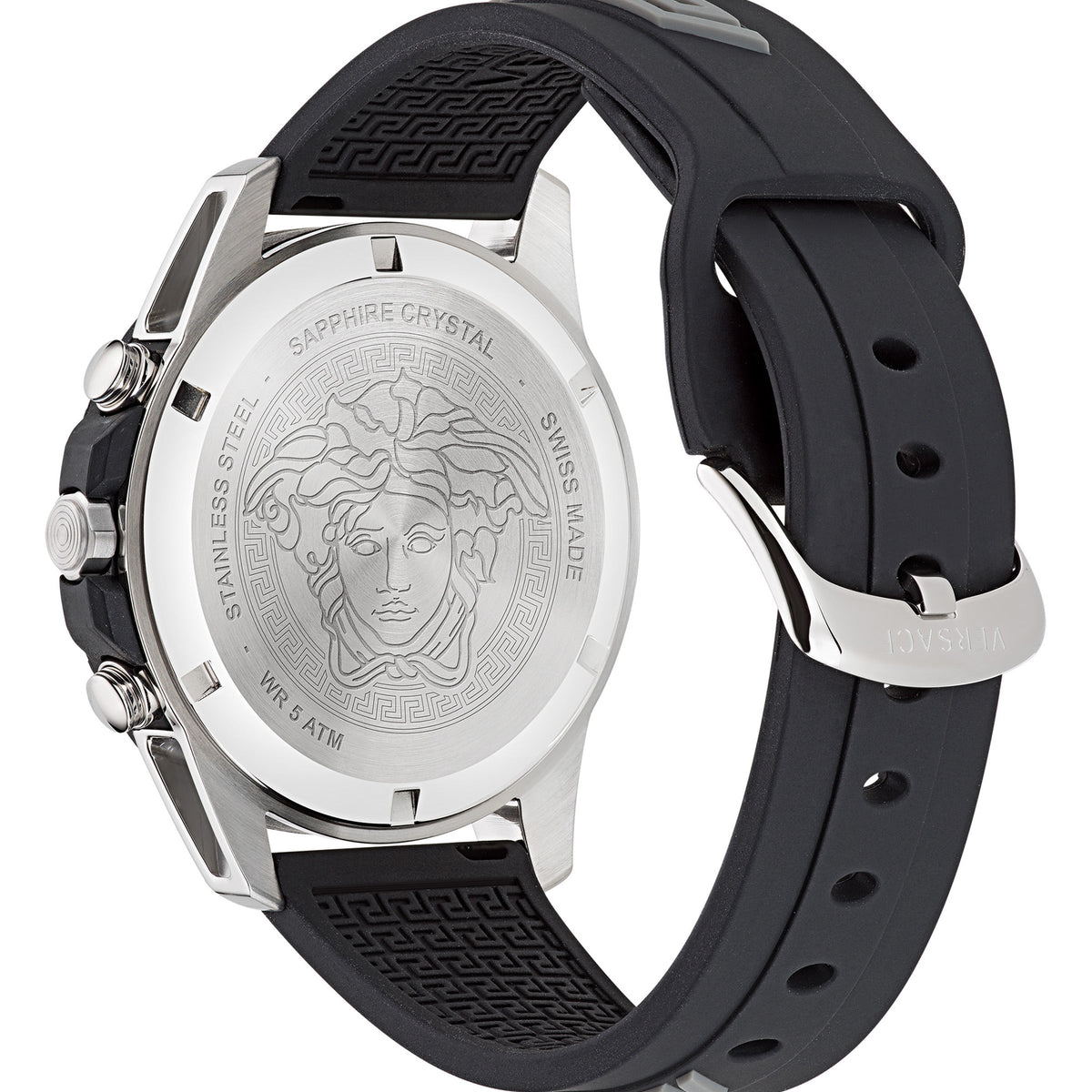 Versace Men's VE3J00222 Greca Action Chrono 45mm Quartz Watch