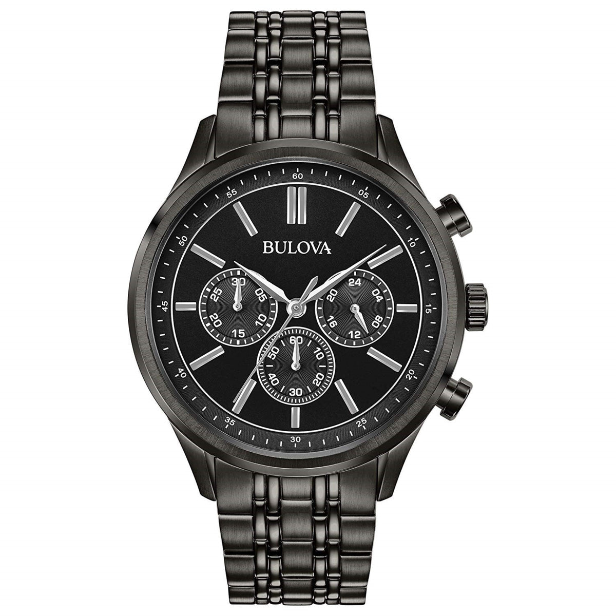 Bulova Men's Classic 45mm Quartz Watch Chronograph 98A217