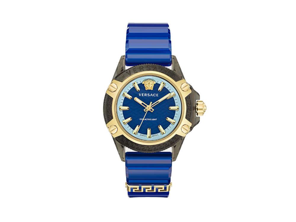 Versace Unisex Versace Icon Active Indiglo 42mm Quartz Watch VE6E00323