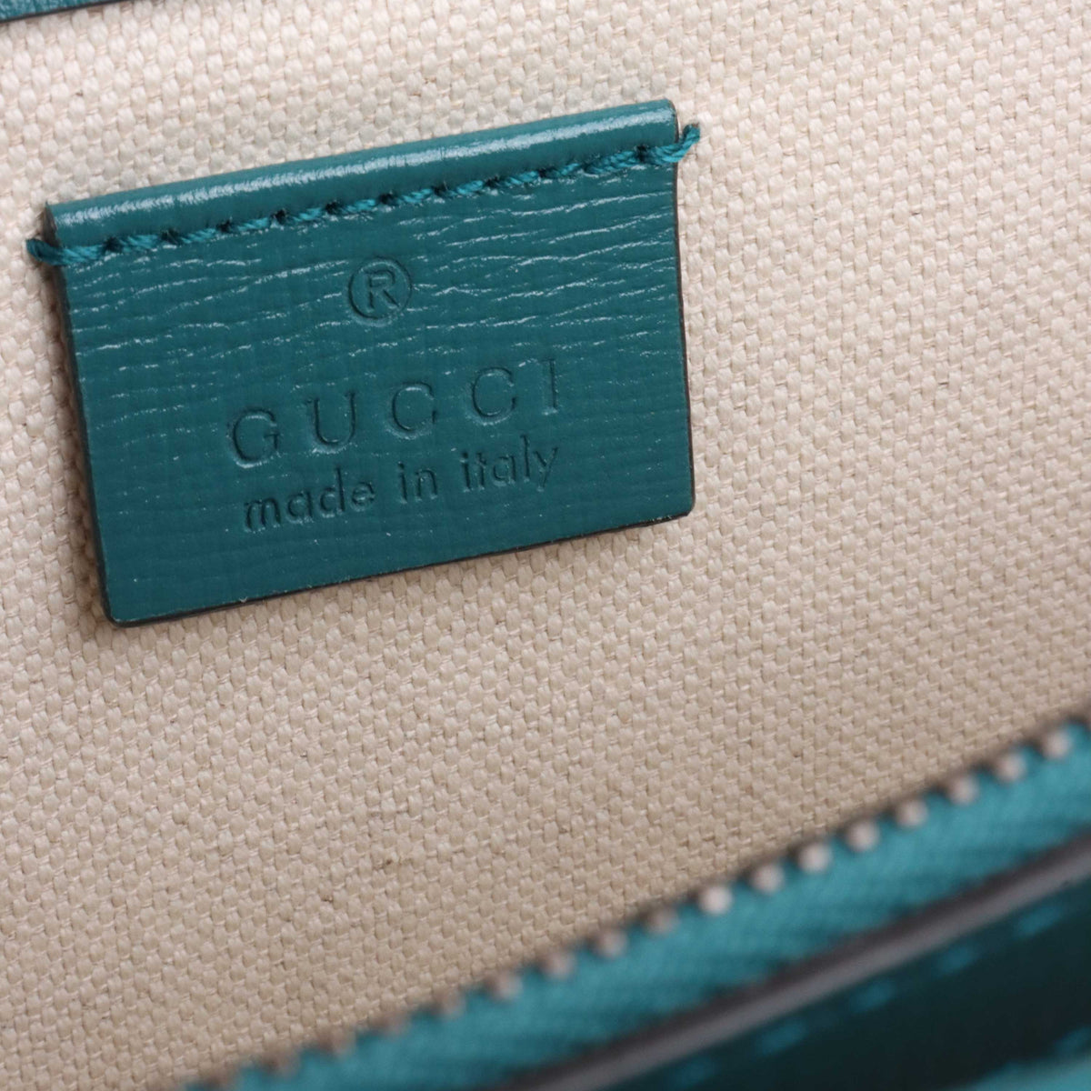 Gucci Limited Edition Green and Blue Dionysus Shoulder Bag *