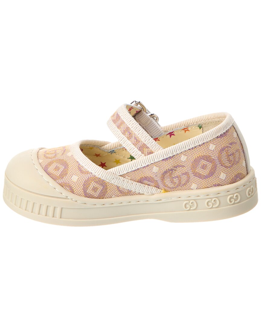 Gucci Gg Canvas Mary Jane