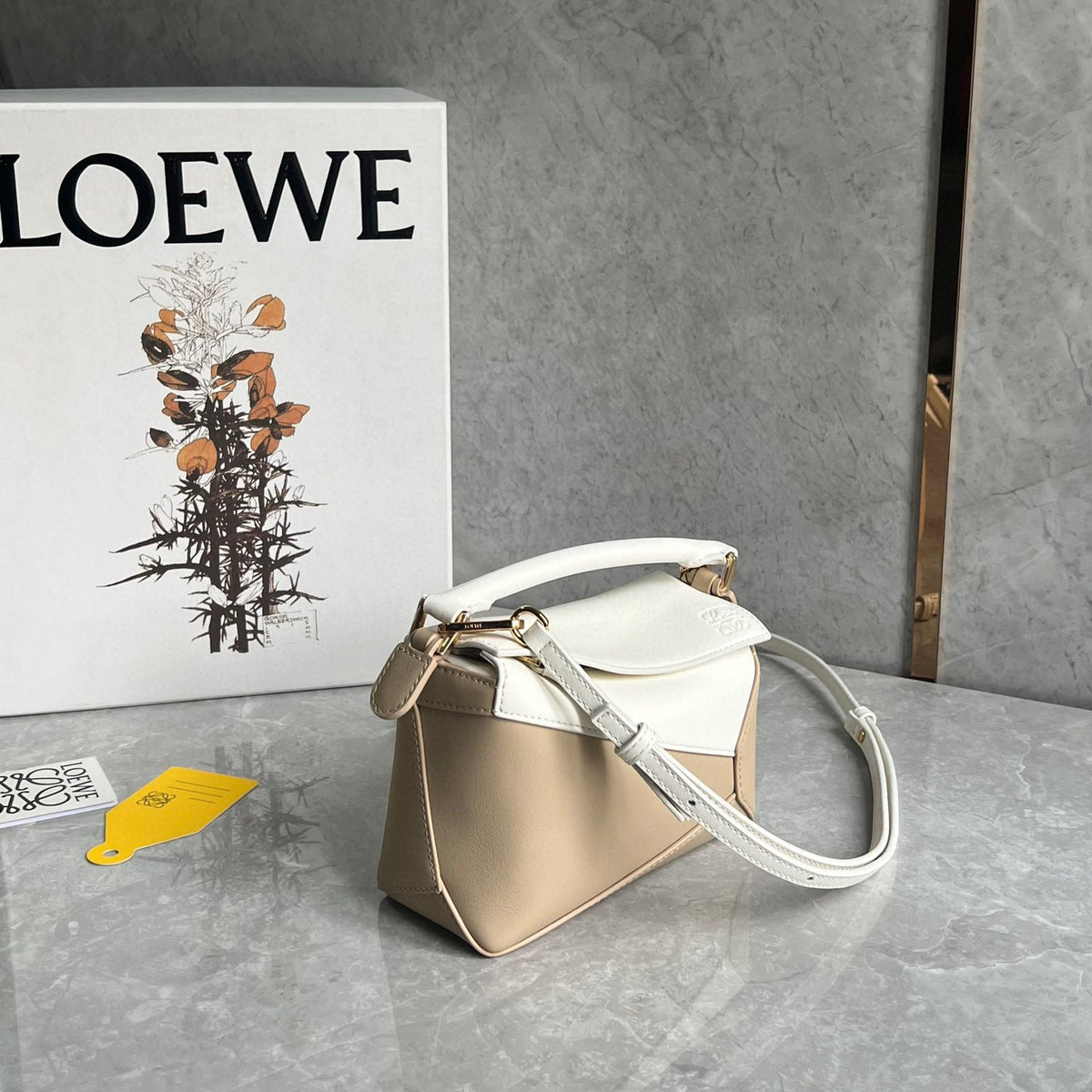 LOEW MINI PUZZLE EDGE BAG