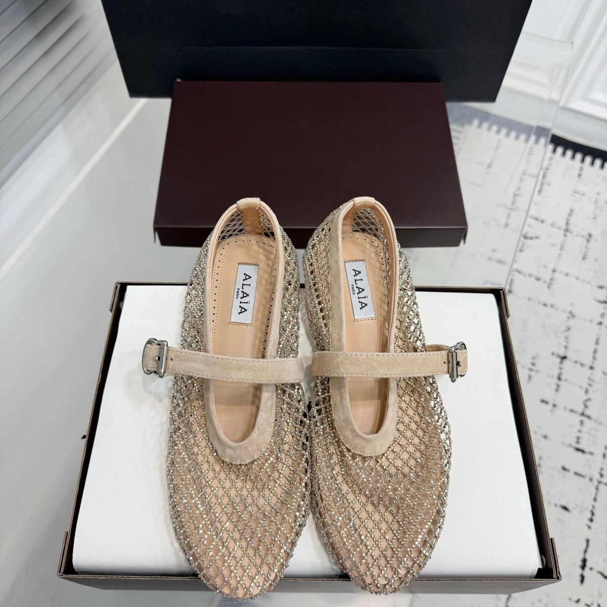 ALAIA BALLET FLATS