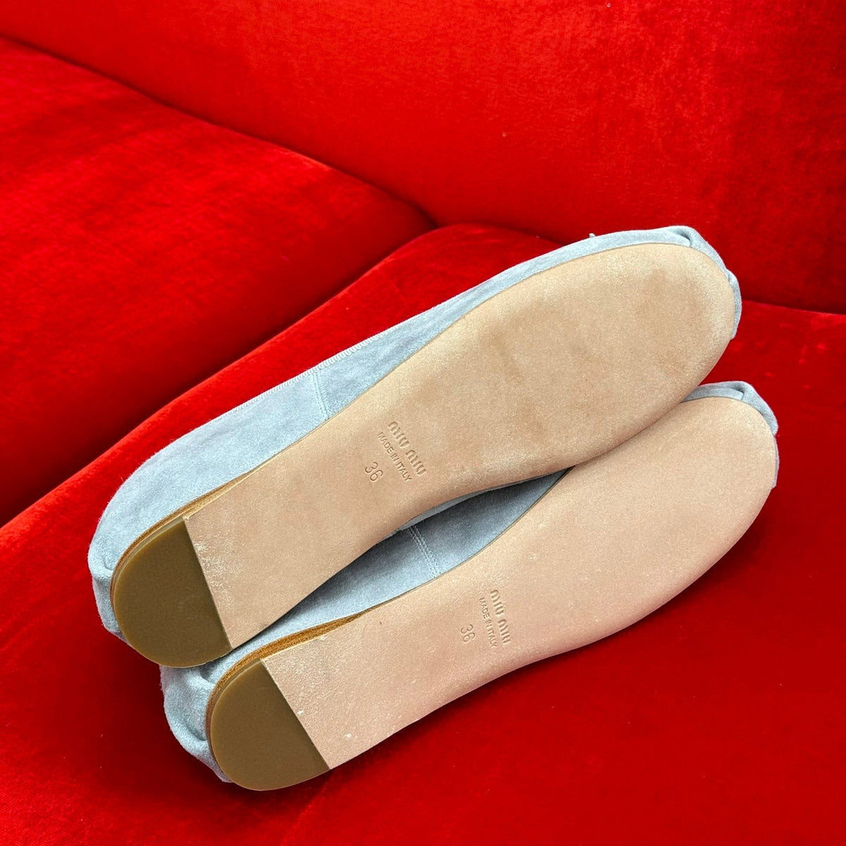 MIU M BALLERINA FLATS