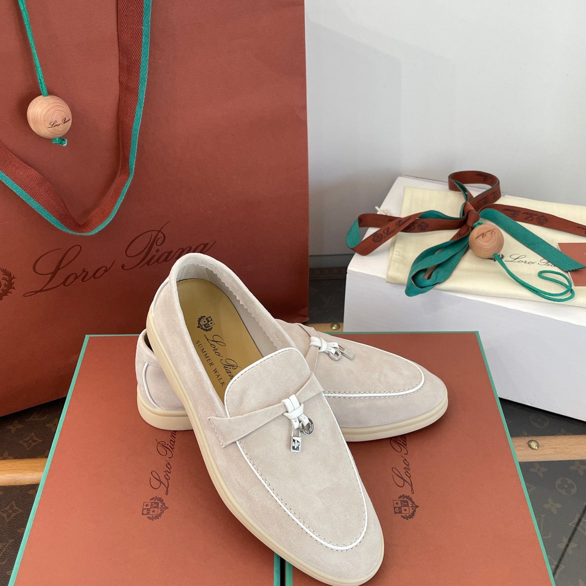 LORO P SUMMER CHARMS LOAFERS
