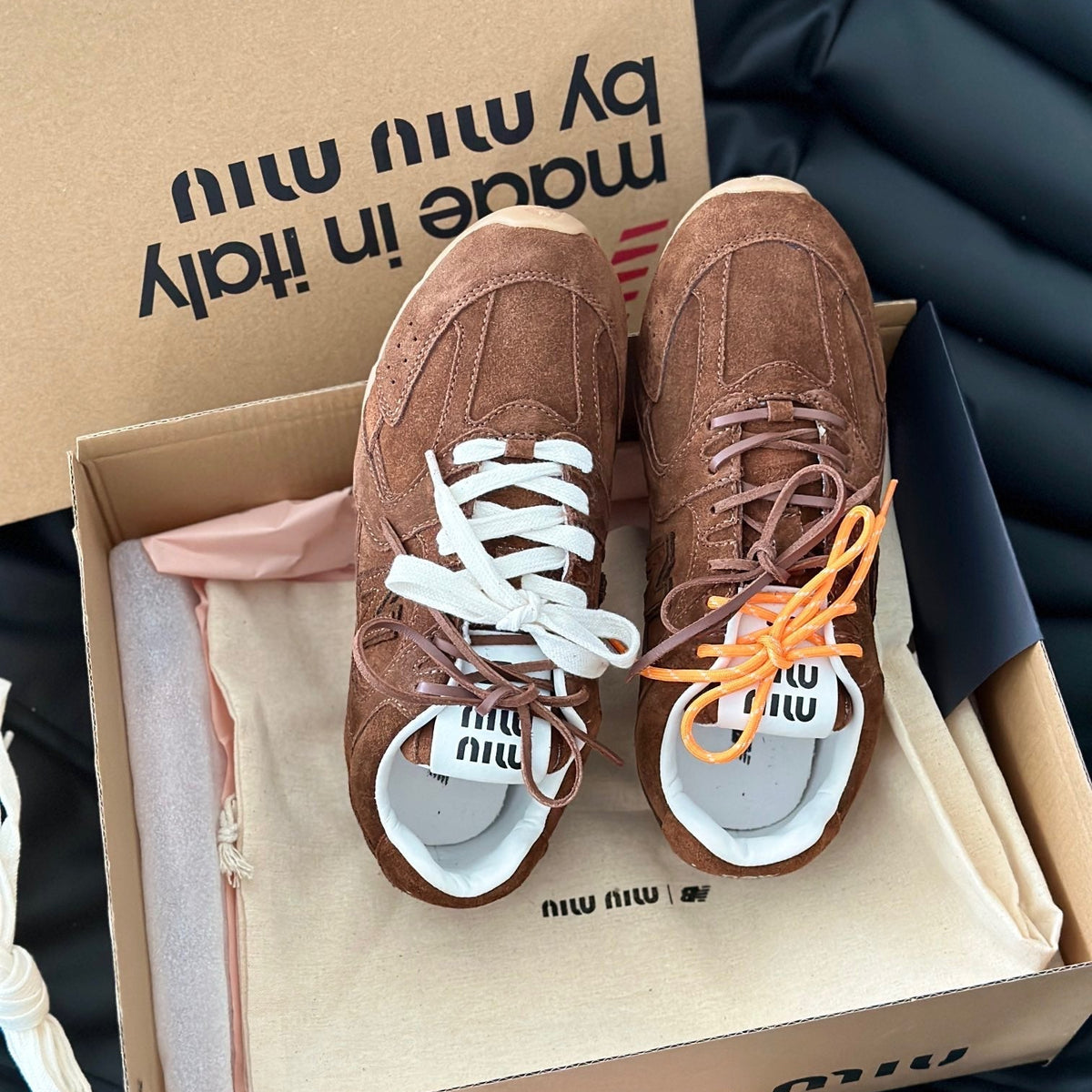 MIU M x NEW BALANCE TRAINERS