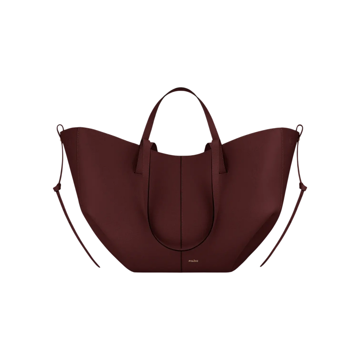 Polene Cyme Tote Bag Black Cherry