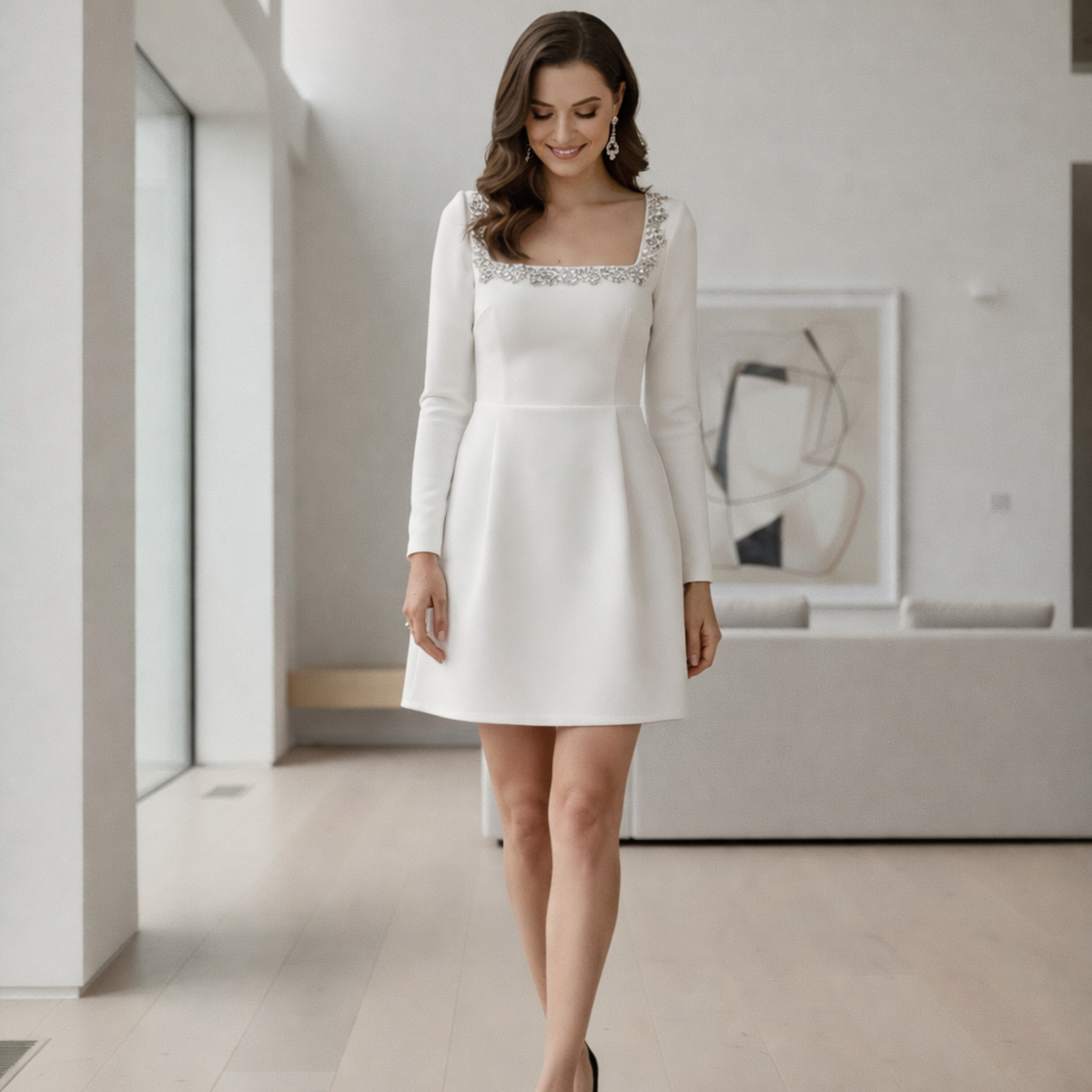 Odette | Velvet Mini Dress