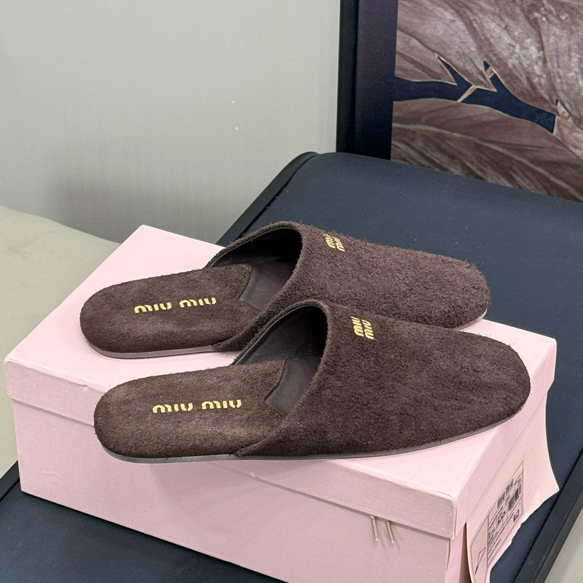 MIU M SLIPPERS