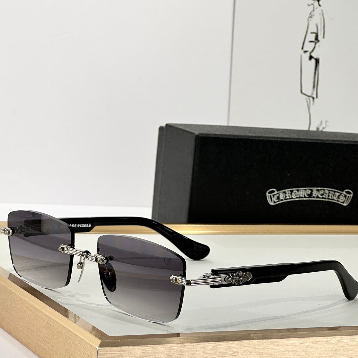 CHROME H SUNGLASSES