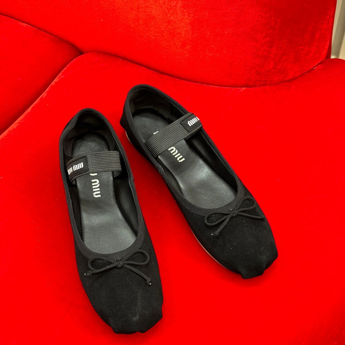 MIU M BALLERINA FLATS
