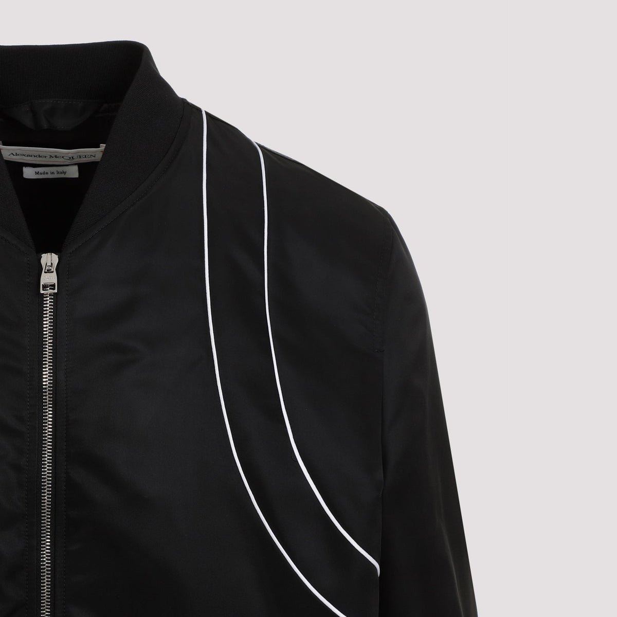Alexander Mcqueen Piping Harness Bomber Men
