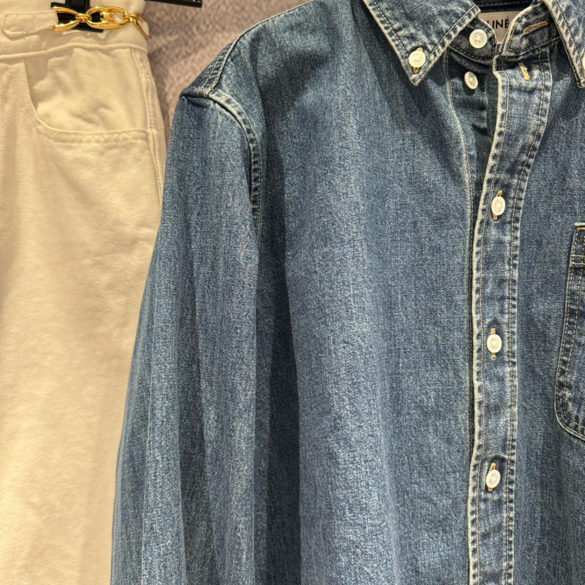 MIU M DENIM SHIRT