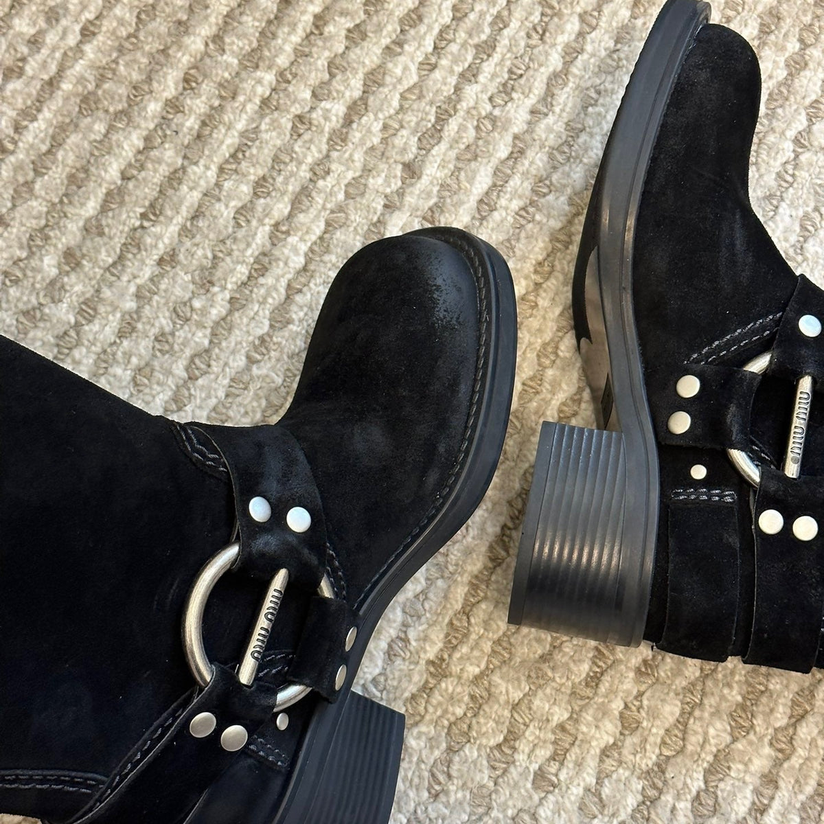 MIU M BOOTS