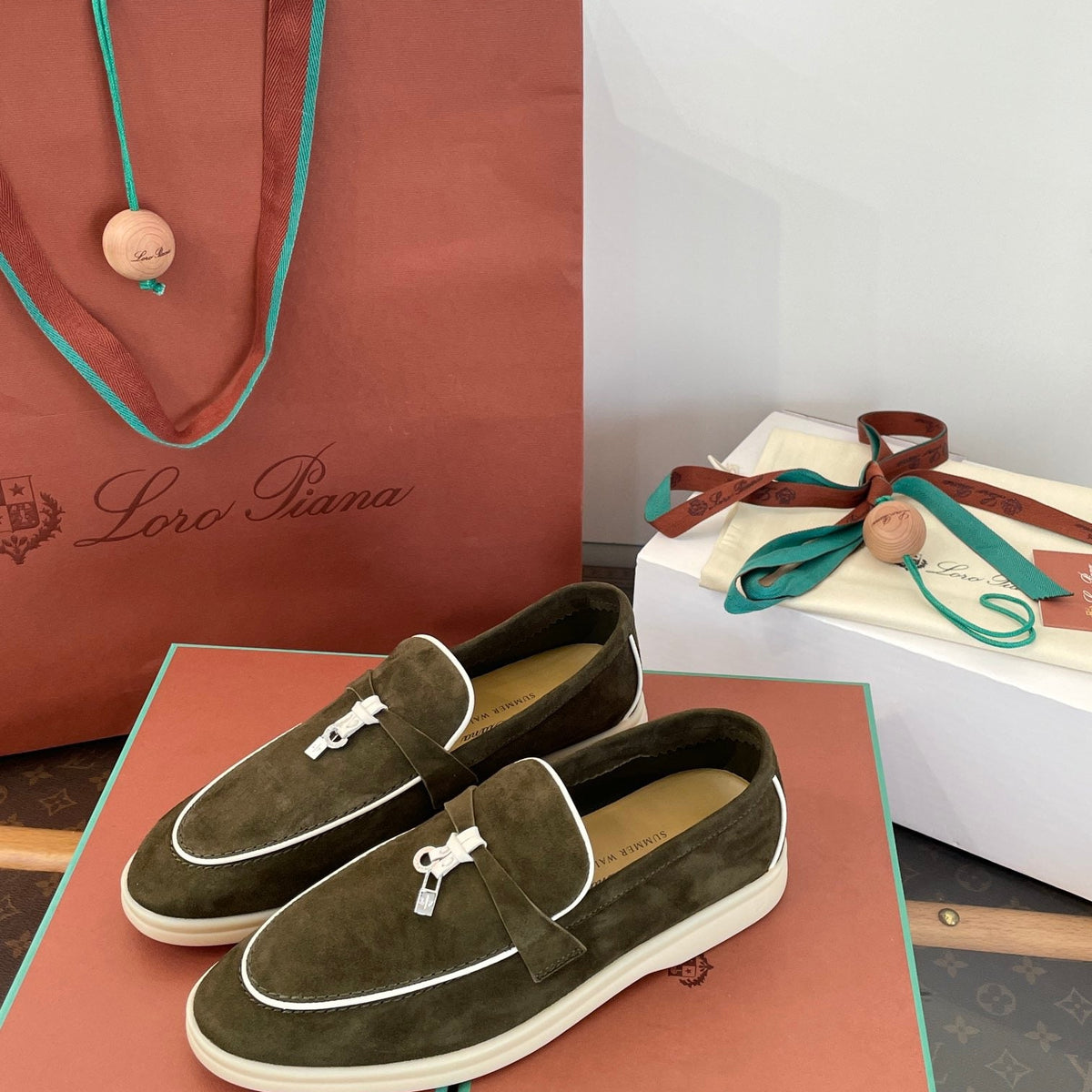 LORO P SUMMER CHARMS LOAFERS