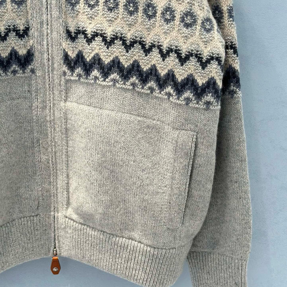 LORO P ZIP SWEATER