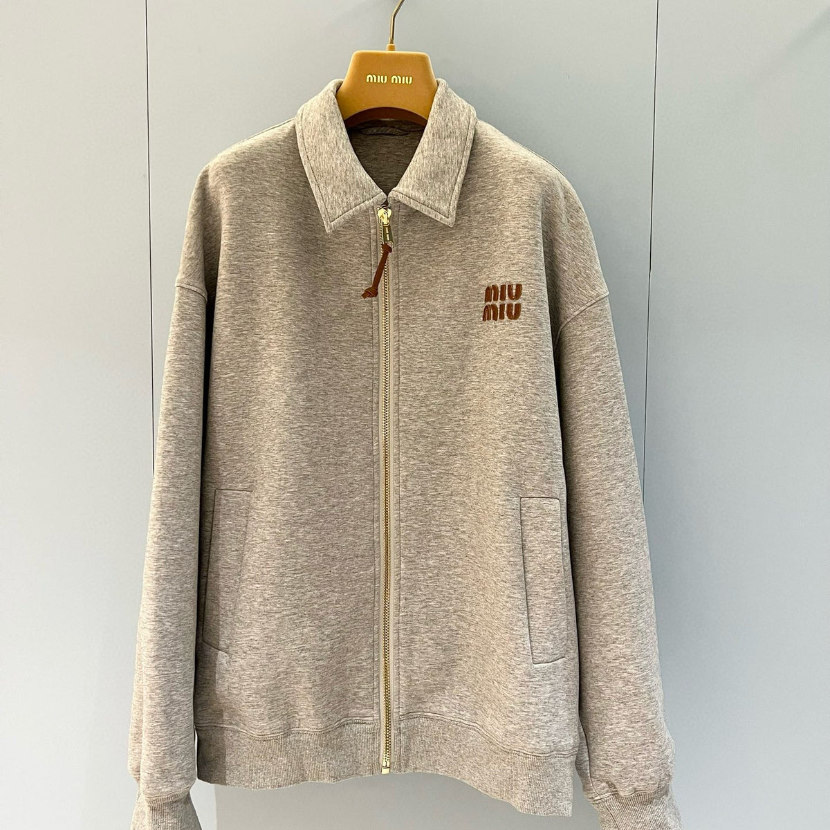 MIU M ZIP HOODIE