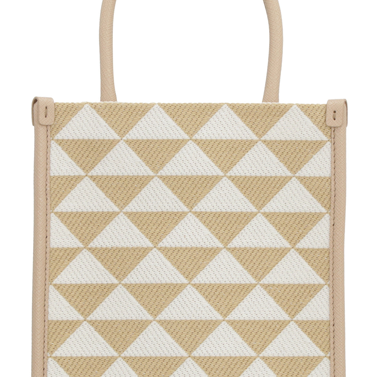 PRADA Embroidered Fabric Micro Handbag