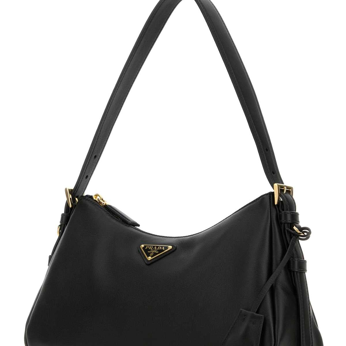 PRADA Elegant Medium Aimée Shoulder Handbag