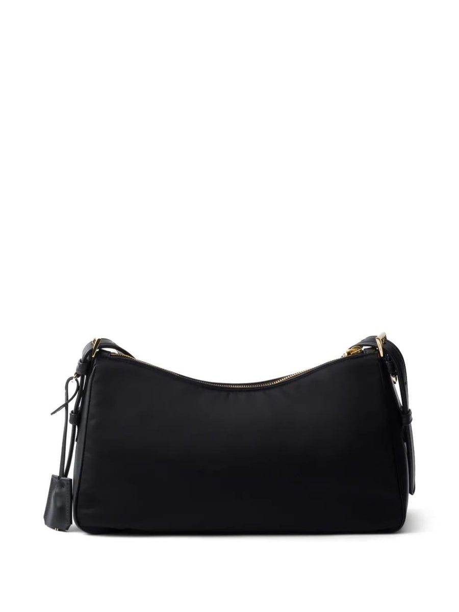 PRADA Large Nylon Aimee Shoulder Handbag