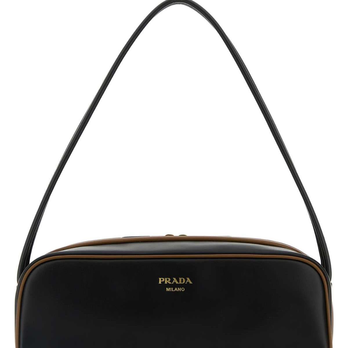 PRADA Leather Shoulder Handbag