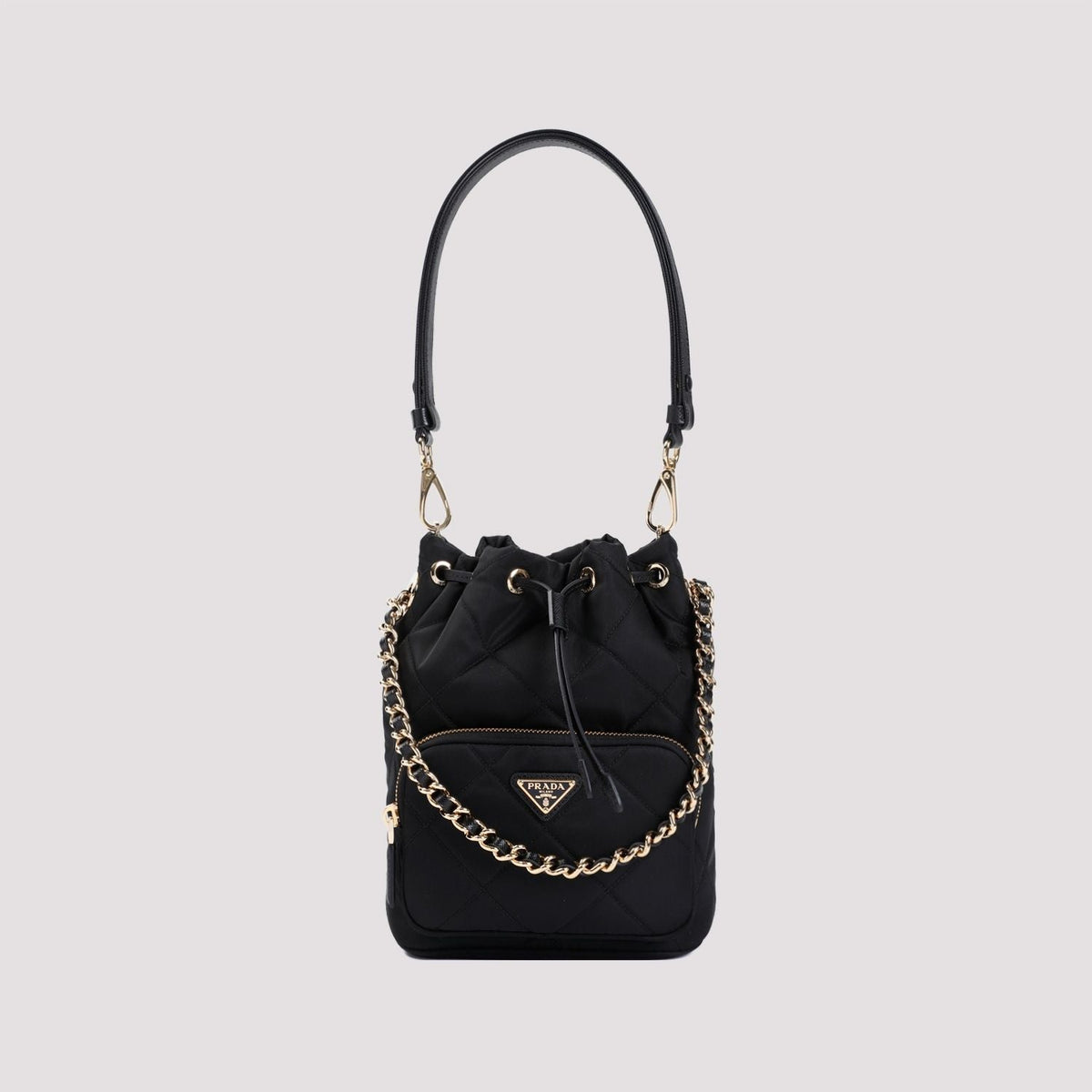 PRADA Re-Nylon Mini Bucket Handbag