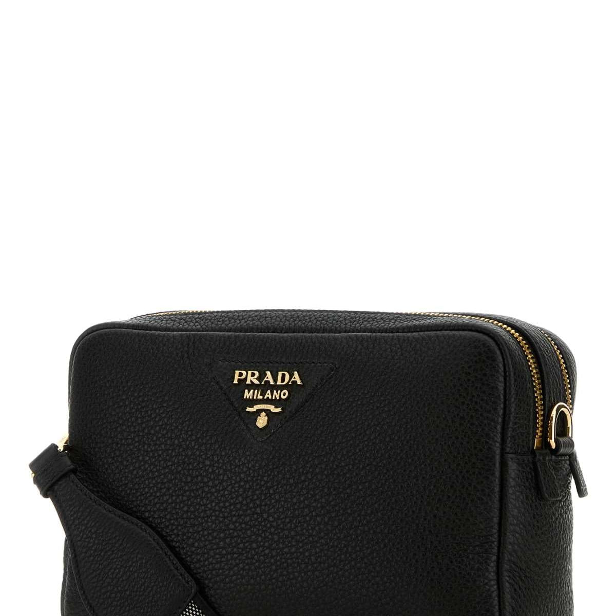PRADA Mini Leather Crossbody Handbag