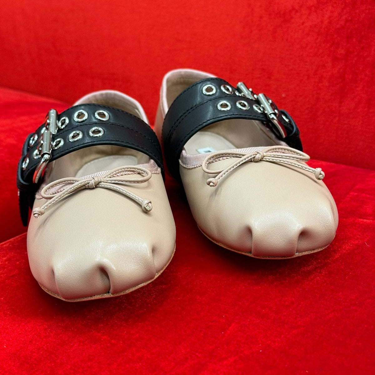 MIU M BALLERINA FLATS