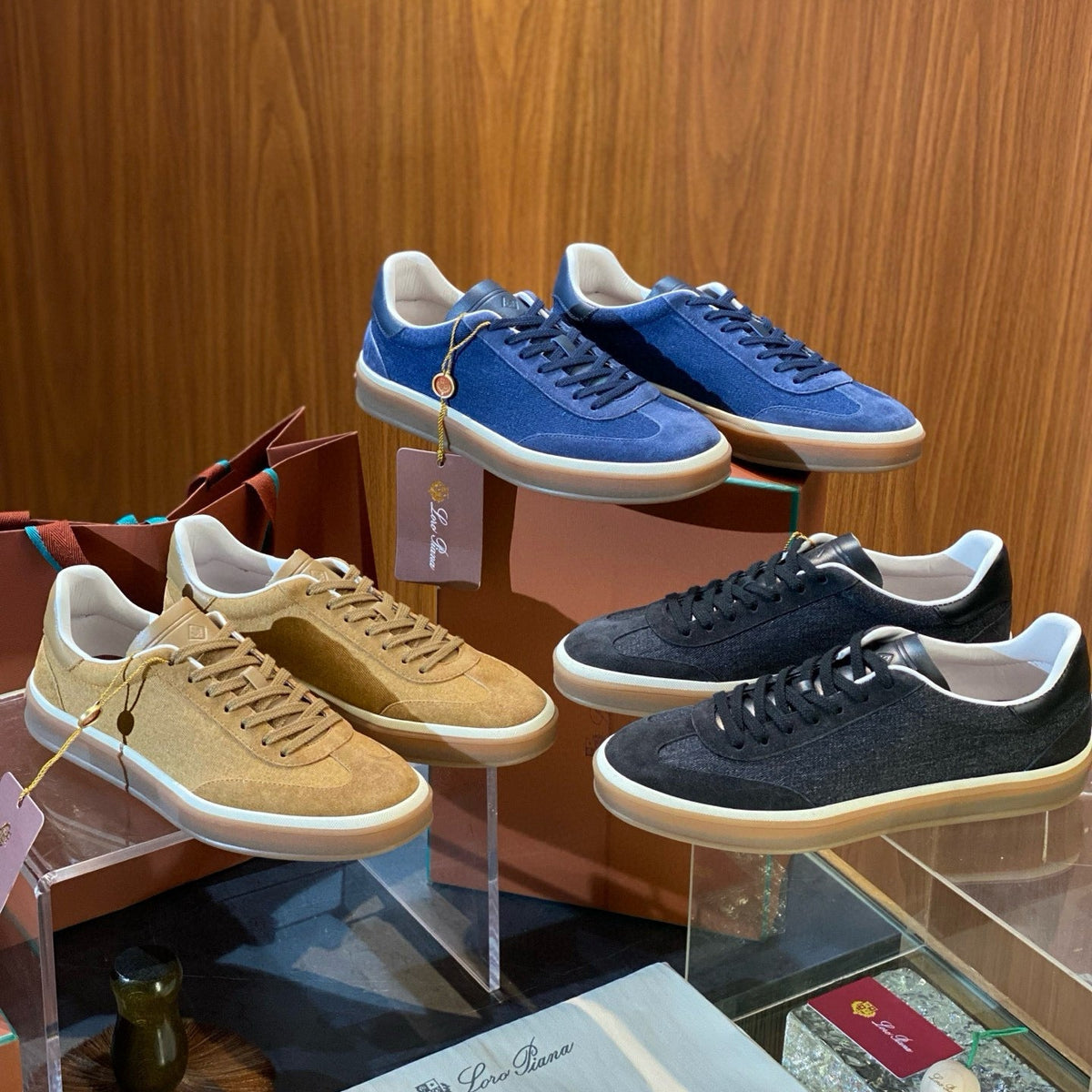 LORO P TENNIS WALK TRAINERS