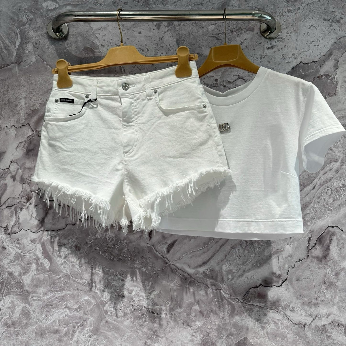 D&G DENIM SHORTS