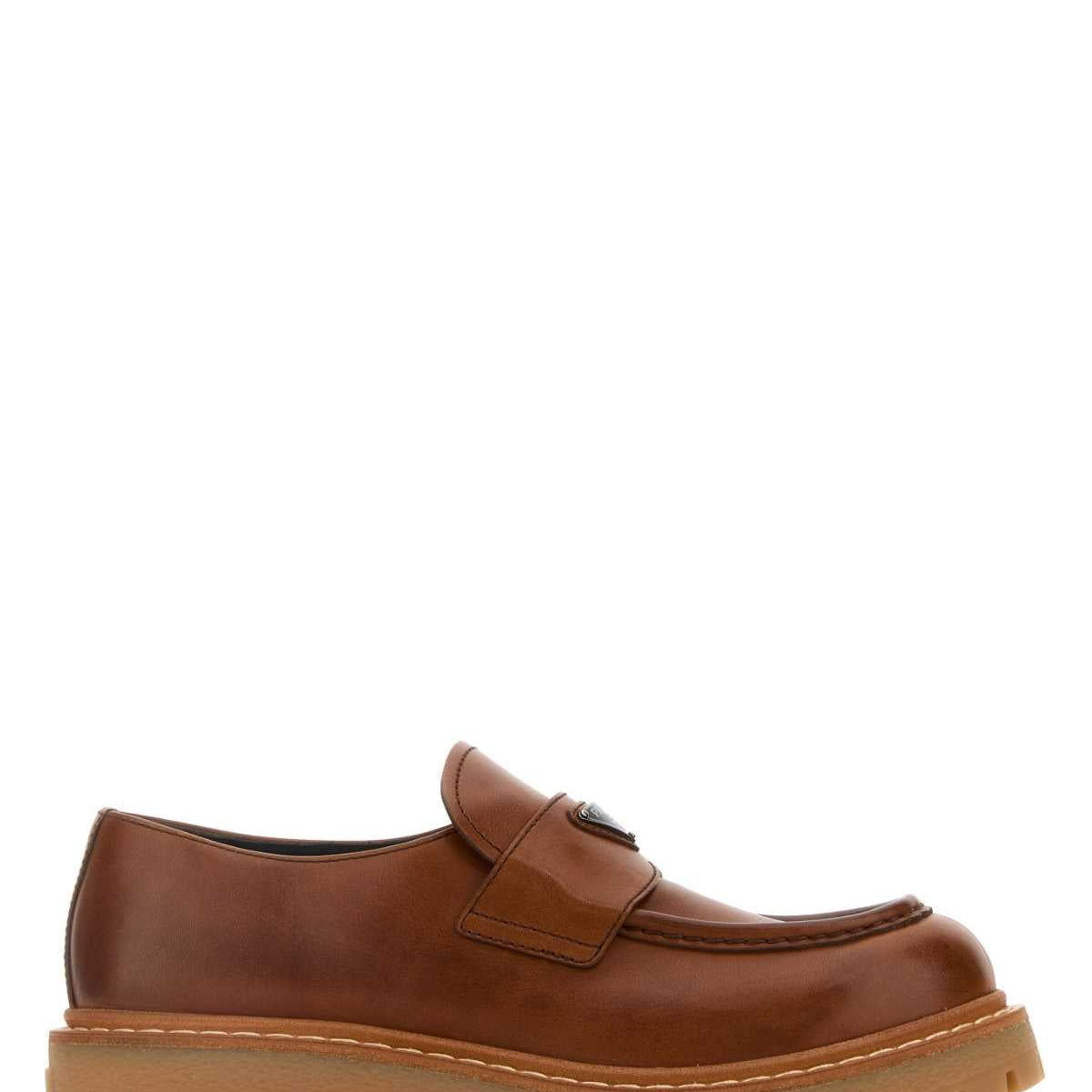 PRADA Elegant Leather Loafers for Women
