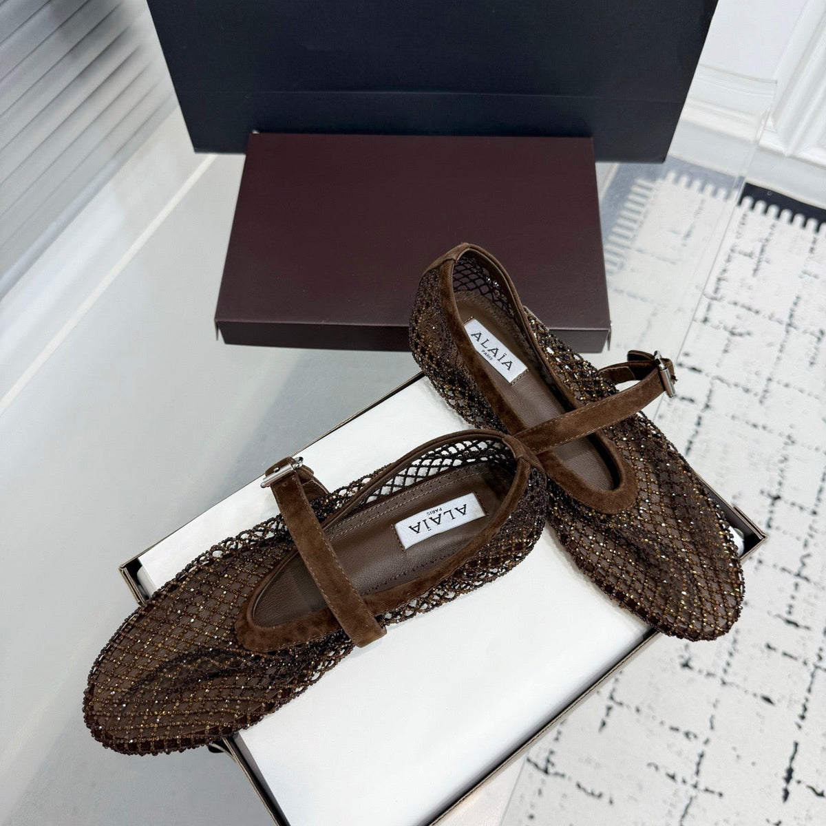 ALAIA BALLET FLATS