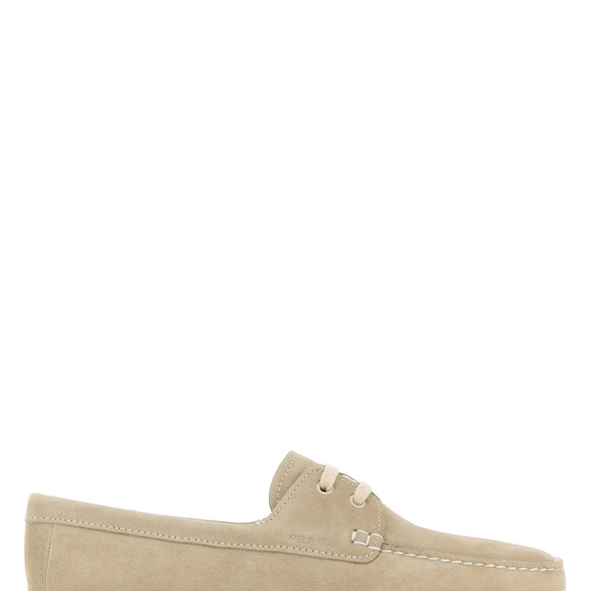 PRADA Suede Driver Loafers for Women
